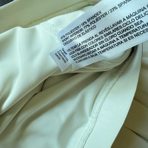 Prince Pickleball White Pleated Skirt w/ Built-In Shorts – Women’s M - Picture 9 of 9